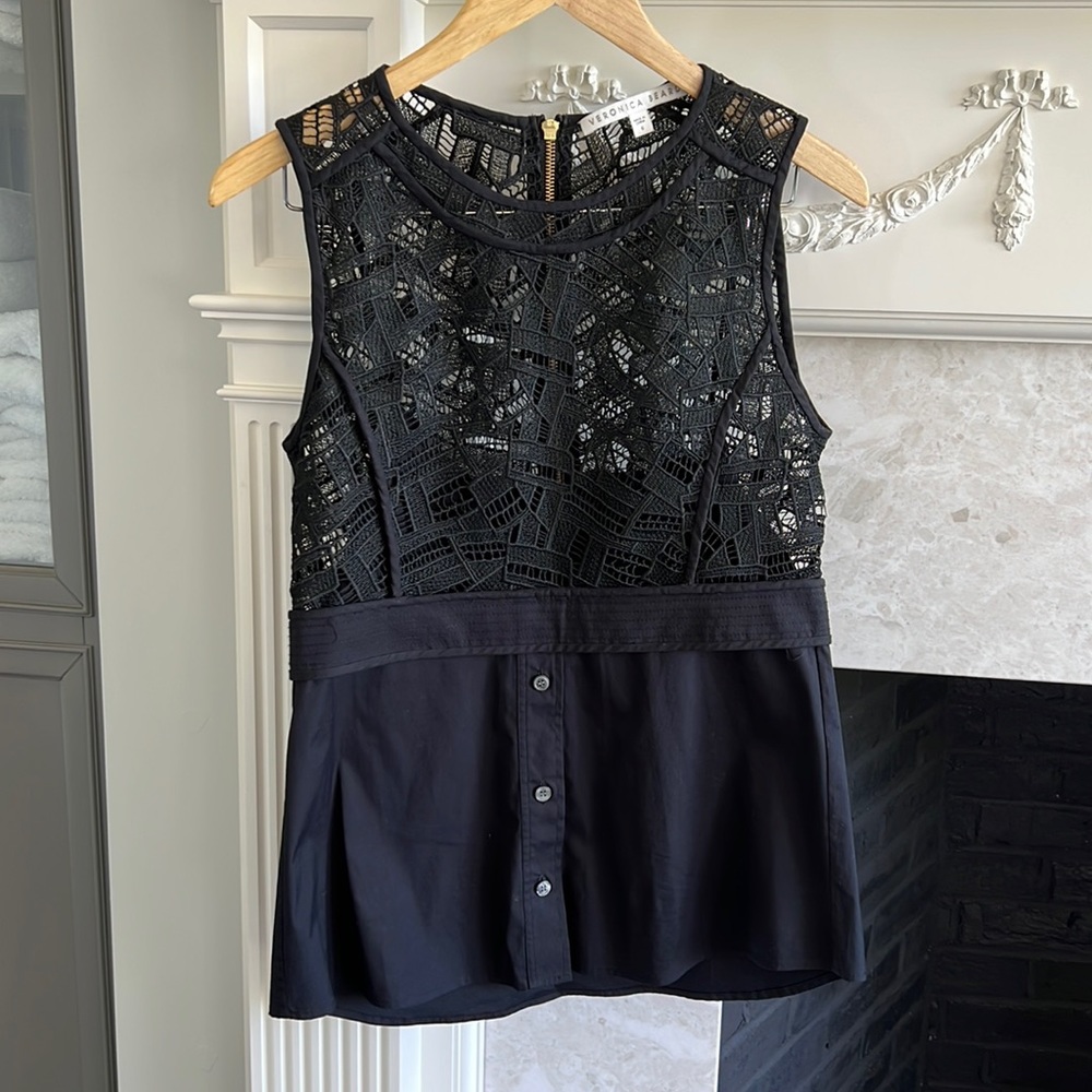 Veronica Beard Sleeveless Top Size 6.